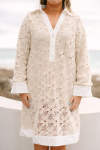 Call It Paradise Kleid, Creme