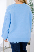 Came Back Better Pullover, Blau
