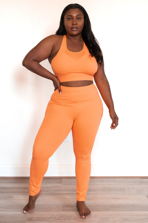 Came Here For Me Leggings, Koralle