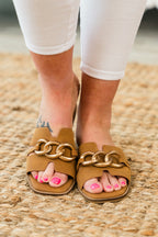 Corky's: Can't Be Best Sandalen, Cognac