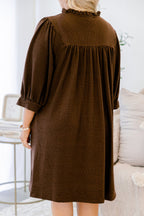 Can't Be Held Down Dress, Dark Brown