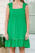 Can't Believe It Dress, Green