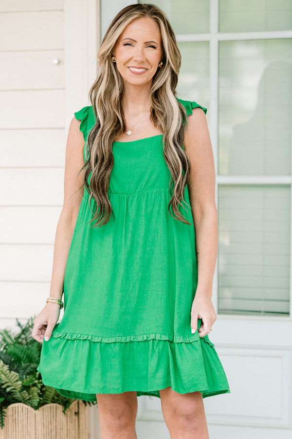 Can't Believe It Dress, Green