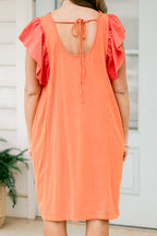 Can't Get Enough Dress, Orange