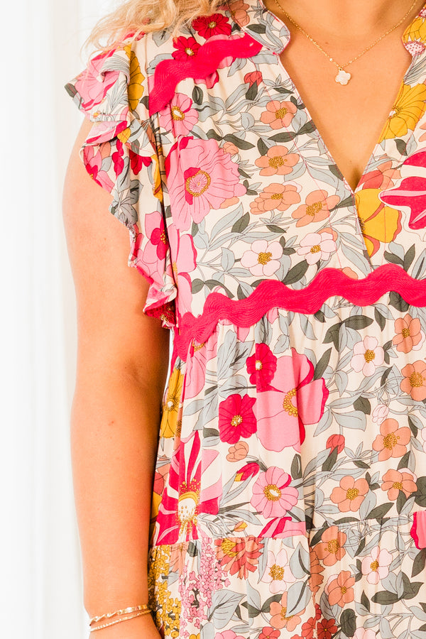 Kleid „Can't Help But Love You“, Rosenmix