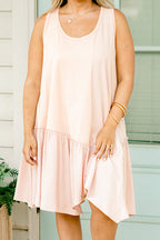 Can't Help It Kleid, Leuchtendes Pink
