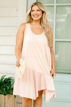 Can't Help It Kleid, Leuchtendes Pink