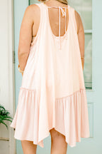 Can't Help It Kleid, Leuchtendes Pink