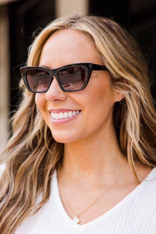 Can't Outshine Me Sonnenbrille, Schwarz