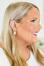 Cascading Echoes Earrings, Gold