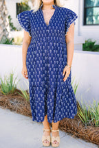 Catch Of The Day Dress, Navy
