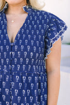 Catch Of The Day Dress, Navy