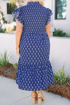 Catch Of The Day Dress, Navy