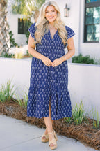 Catch Of The Day Dress, Navy