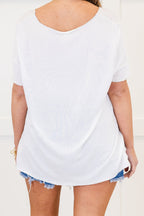 Caution To the Wind Top, Off-White