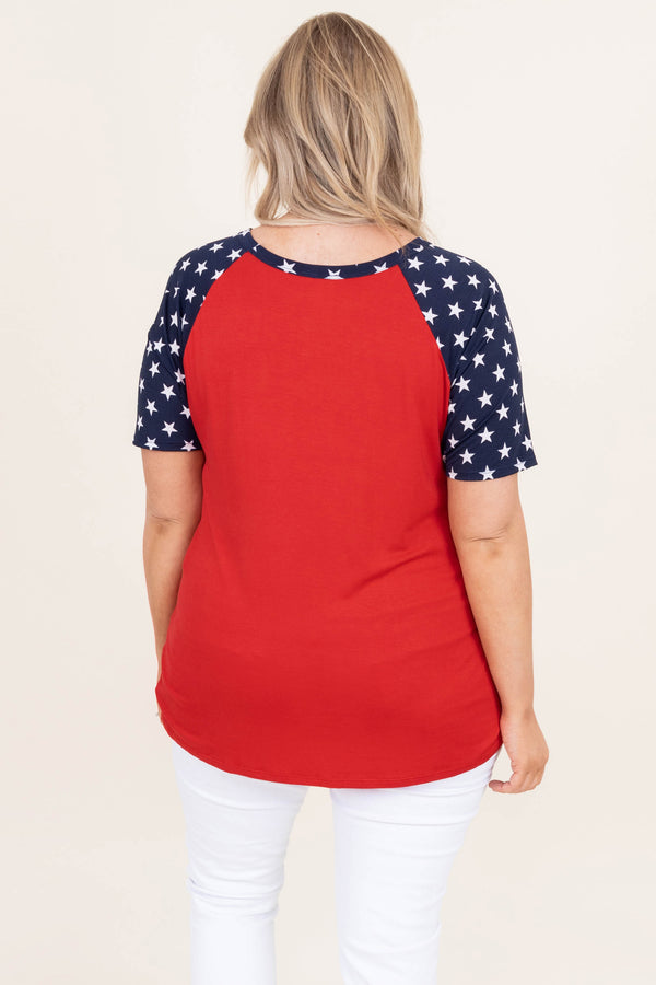 Celebration Moments Top, Red
