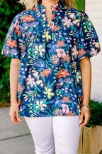 Changing With Time Top, Navy