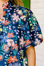 Changing With Time Top, Navy