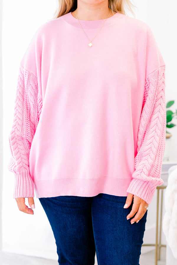Charming Voices Pullover, Rosa
