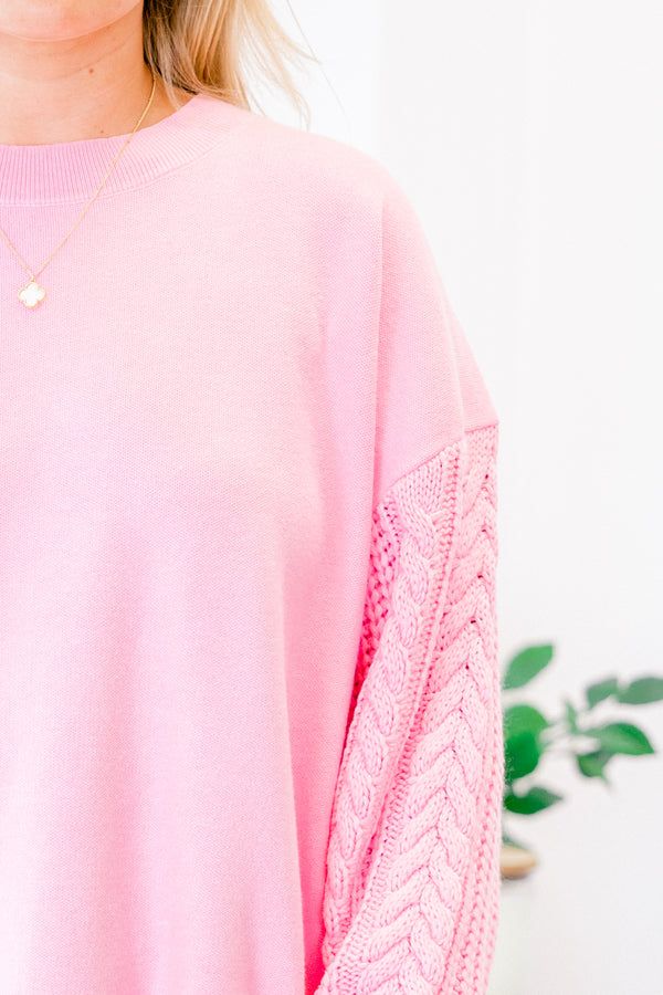 Charming Voices Pullover, Rosa