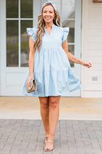 Charmingly Cute Dress, Blue