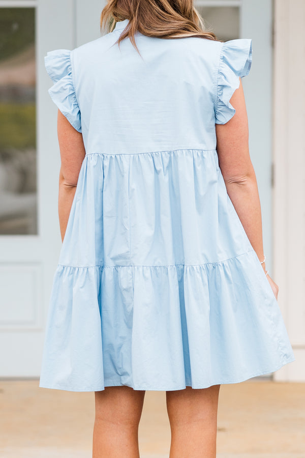 Charmingly Cute Dress, Blue