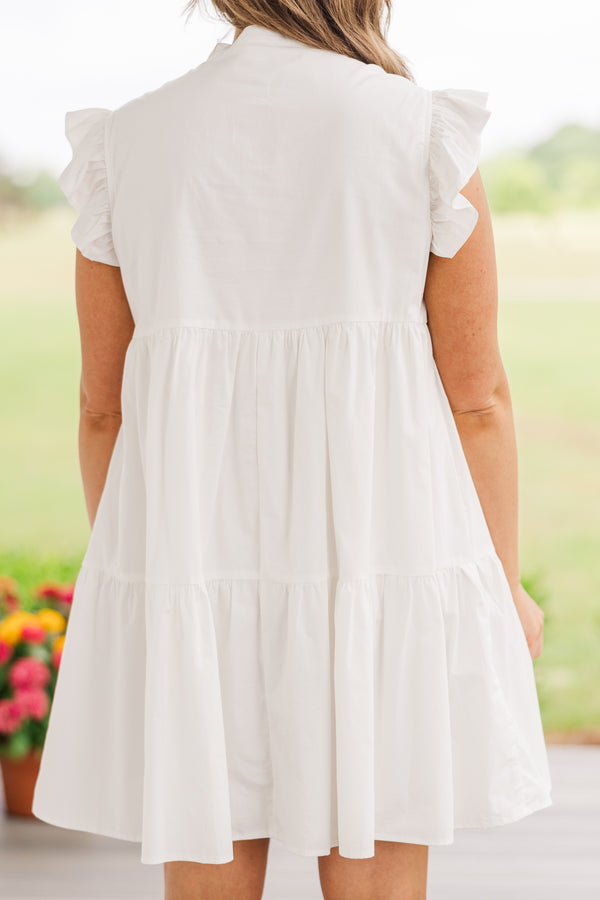 Bezaubernd süßes Kleid, Weiß
