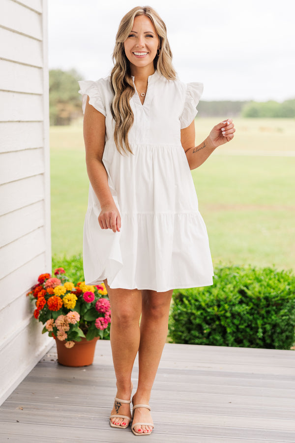 Bezaubernd süßes Kleid, Weiß