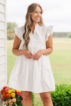 Bezaubernd süßes Kleid, Weiß