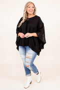 Chase Me Sweetie Top, Black