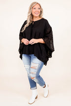 Chase Me Sweetie Top, Black