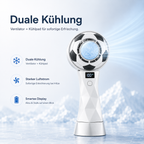 FrostKick™ Mini Handventilator mit Kühlpad