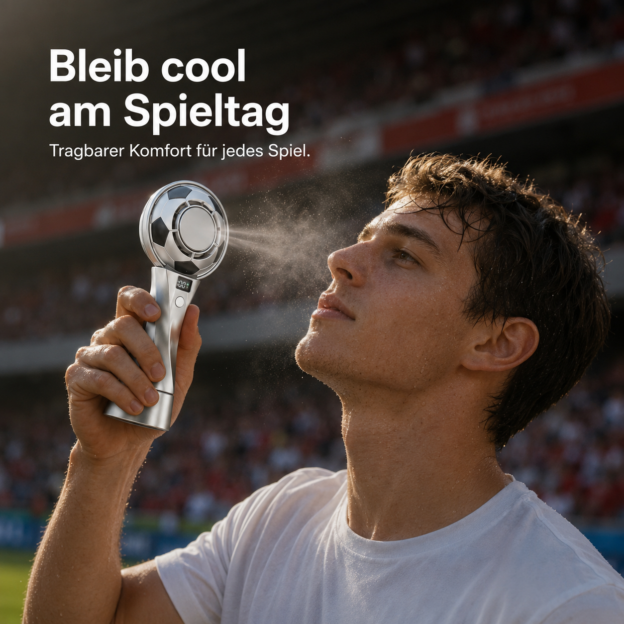 FrostKick™ Mini Handventilator mit Kühlpad