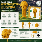 🏆 Heißbegehrter Vorverkauf 🔥: WM 2026 ⚽ FIFA-Pokal-Bausatz – DIY-Bausatz für Fans