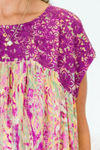 Kirschblütenbaum-Oberteil, Magenta Multi