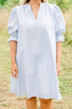 Create Memories Dress, Blue Stripe