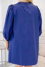 Chic Charm Dress, Navy