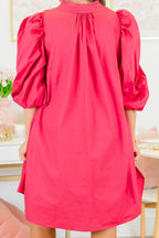 Chic Charm Dress, Pink