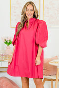 Chic Charm Dress, Pink