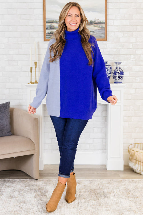 Chic Mindset Pullover, Royal