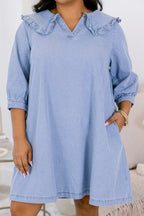 Claim Your Space Dress, Denim