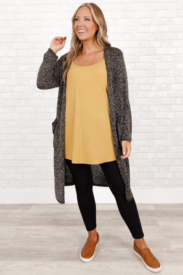 Clean Cut Leggings, Schwarz
