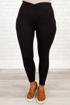Clean Cut Leggings, Schwarz
