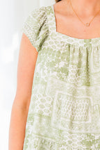Cleansing Feelings Top, Sage