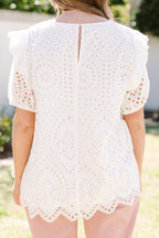 Chic Sophistication Top, White