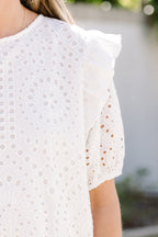 Chic Sophistication Top, White