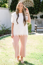 Chic Sophistication Top, White