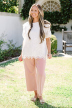 Chic Sophistication Top, White