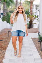 Coastal All Day Long Top, Off-White