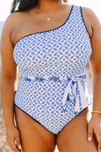 Strandschönheit Badeanzug, Blau